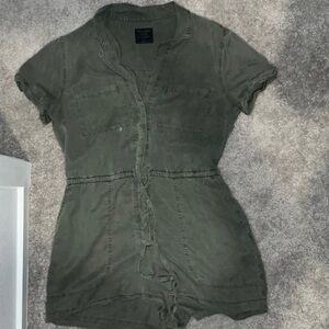 Abercrombie & Fitch Gray Denim Jacket